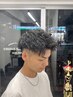 【平日限定】メンズカット＋ツイストスパイラルパーマ  ￥15500 → ￥14000