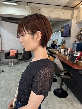 シールドヘアー 沖縄 新都心(C'LD Hair) ショート/ワイドバング/丸みショート/ショートカット/カット