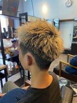 アイリーヘアデザイン(IRIE HAIR DESIGN)&nbsp;【IRIE HAIR赤坂】スパイキーショート×ブリーチ×ハイトーン
