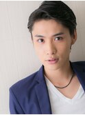 30代40代ツーブロック ダークアッシュメンズカットV上尾