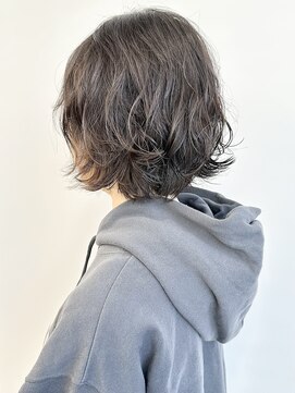 モリオ(morio) ＊外ハネボブゆるふわパーマボブ大人ボブ顎ラインボブ30代40代2