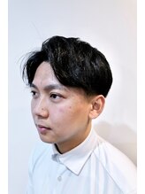 ザプリペアバーバージアイ(THE PREPARE BARBER JIAI) 大人ツーブロック×テーパーフェード