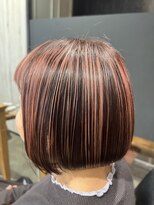 フィール ヘアー(feel hair)&nbsp;パラパラブリーチピンクカラー