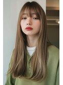 ロング/ハイトーン/ミルクティー/【lana hair新宿】
