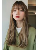 ラナ 新宿(lana)&nbsp;ロング/ハイトーン/ミルクティー/【lana hair新宿】