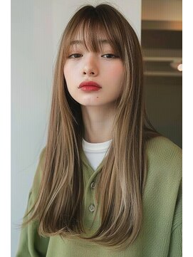 ラナ 新宿(lana) ロング/ハイトーン/ミルクティー/【lana hair新宿】