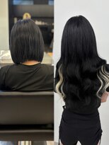 ラピステン 福岡天神 大名店(Lapis)&nbsp;イヤリングエクステ/チェリーブラウンミニウルフデジタルパーマ