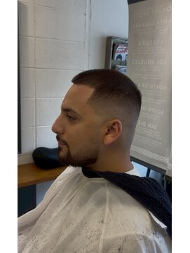 クフィア メンズヘアー カンポ 難波店(CUFFIA MEN'S HAIR CAMPO) マンバンヘアパーマフェードソフトモヒカンツーブロック メンズ