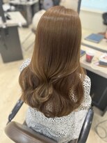 ユーフォリア 銀座本店(Euphoria)&nbsp;Mako ハニーベージュ 透明感カラー ブリーチなし モテ髪