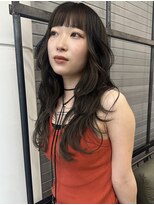 ロックス バイ マグ 松本(rocks BY MAG)&nbsp;大人美人カラーベージュ小顔カット透明感レイヤーロング