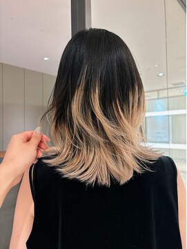 キルトプラスリム(Qilt+LIM) 毛先ブリーチ