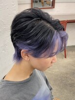 リップス 吉祥寺店 (LIPPS)&nbsp;ホワイトパープルインナーカラーセンターパート