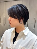 ロンドクロエ 横浜(Lond Chloe)&nbsp;暗めカラー/グランマッシュ/デザインカラー/ショートボブ/横浜