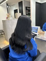 ラピス 福岡天神店(Lapis)&nbsp;ブルーブラック/暗髪/艶髪/カット