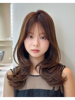 ライズ ネックス ザ サロン 渋谷(LIZE nex the salon) 【ロングヘア 韓国ヘア 前髪なし #15】#渋谷駅#韓国#髪質改善