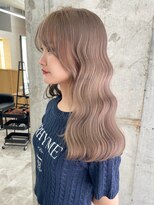 アロ 大阪梅田(alo)&nbsp;【momoa】ミルクティーグレージュ《ブリーチ/大阪梅田》