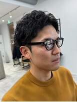 ラヴィズムバイフィフス 長岡古正寺店 長岡駅(LUVISM by fifth)&nbsp;長岡シャドウパーマ緩めスパイラルパーマ波巻きパーマッシュ30代