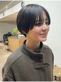 ハンサムマッシュ×透明感カラー
