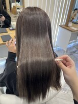 アヴァンス 広島本通店(AVANCE.) 着物ヘア/大人ガーリー/ダークアッシュ/似合わせカット