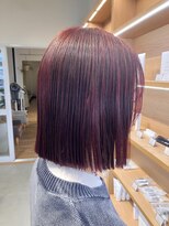 クララ 柏の葉T-SITE店(CLALA)&nbsp;チェリーピンクがかわいいボブ