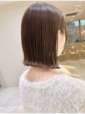 切りっぱなしボブ