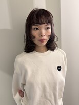 ユニコ(unico) ミディアムレイヤー/顔まわりカット
