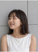 サロンドリアン　谷崎　美シルエット　ナチュラルボブ