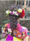 【袴スタイル】編みおろし