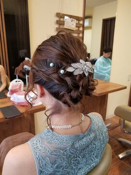 ヘアーアンドメイク サワ 天神店(Sawa) 結婚式お呼ばれヘアセット