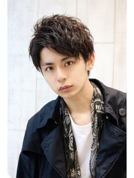 ネイビー(NAVY) 爽やか大人社会人メンズ おすすめ UPバングショート