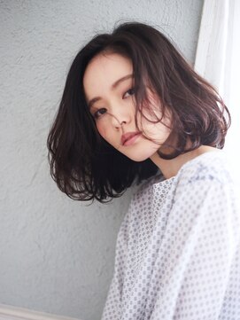 ネオリーブウリ 二子玉川店(Neolive uri) ホワイトベージュココアブラウン前髪ハイライト