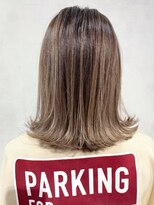 アイティー バイ アルバム 浦和店(IT by ALBUM) ハイライトボブ_ココアブラウンフリンジウェーブ_ba295763