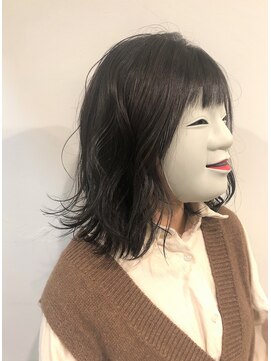 コマ(coma) 【coma中野】グレージュレイヤー_ココアブラウンセシルカット