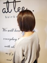 アットティー 金沢文庫(at tee...)&nbsp;ぱつっとボブ×ハイライトカラー☆