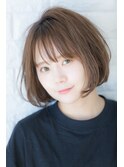 大人かわいいエアリーボブ