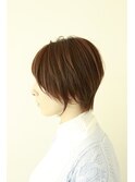 大人可愛いひし形ショートボブ