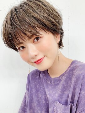 アイティー バイ アルバム 中野店(IT by ALBUM) エアリーマッシュショート_ショートパーマ_98067