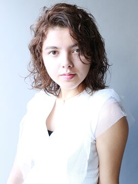 フリップビーアヴェダ(FLIP B AVEDA) 【本八幡FLIP B AVEDA】ハーフ系ミディアムスタイル