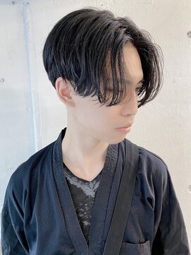 リッカ(RICCA) メンズ前下がりセンターパート