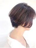 前下がり/小顔/ショート/グラデーション/ひし型/30代40代50代