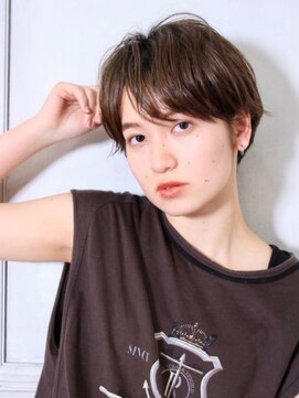 メリケンビューティーパーラー コウベ(MERICAN BEAUTY PARLOR KOBE) マロンベージュショート