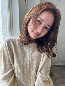 ロア ヘアーコーディネート 三条烏丸店(LoRE hair coordinate) Lore☆センターパート柔らかベージュ