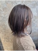 20代30代大人かわいいくＳ字ウェーブひし形ミディ透明感