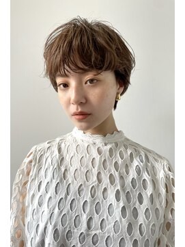 アスター(astar) 【astar】マッシュショート　パーマ　耳かけ