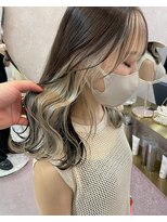 ロンド レア 天神大名店(Lond Le’a)&nbsp;ダブルカラー/インナーカラー/イヤリングカラー/ミルクティ