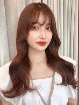 ポケット 高崎店(POCKET) リアル韓国スタイル　まろやかピンクブラウンカラー