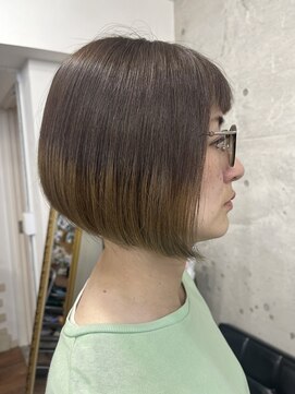 メルシー トータル ブランディング サロン(merci TOTAL BRANDING SALON) 前下がりショートボブ/グラデーションカラー