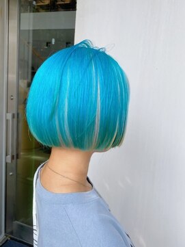 オーダーワン(OORDER1) pale blue×white...