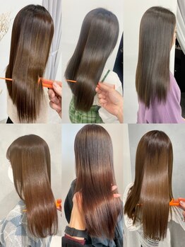 フリー(Free.)の写真/【水素還元髪質改善】や【プレミアムAujua】等、高品質の商材をご用意！