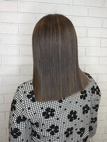 サボン ヘア デザイン カーザ(savon hair design casa+) 白髪ぼかしハイライト×アッシュベージュ